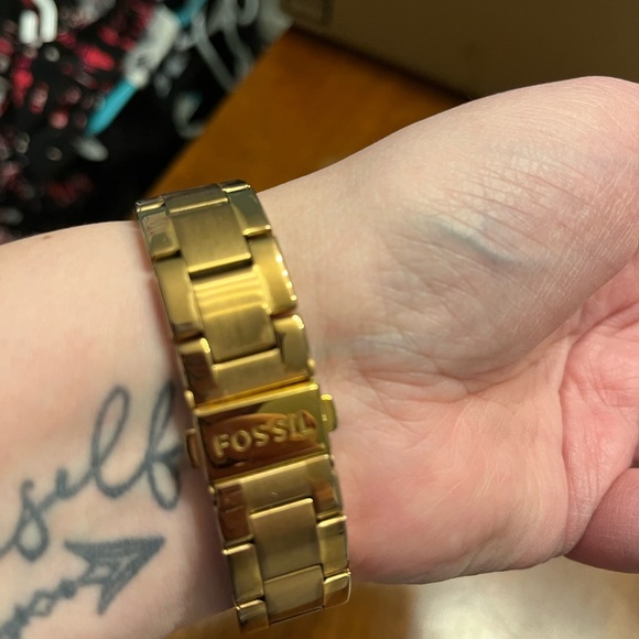 Fossil Riley Rose Gold Plated Stainless Steel - Picture 4 of 5